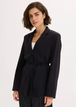 Blazer aus Viskose-Mix