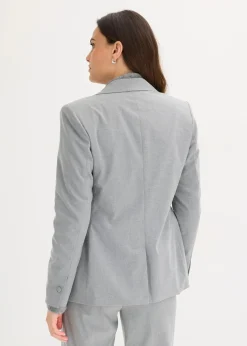 Blazer mit dekorativen Handstich Details