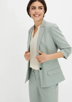 Blazer mit drapierten Ärmeln