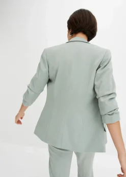 Blazer mit drapierten Ärmeln