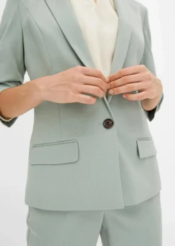 Blazer mit drapierten Ärmeln