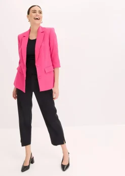 Blazer mit modisch betonten Schultern