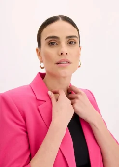 Blazer mit modisch betonten Schultern