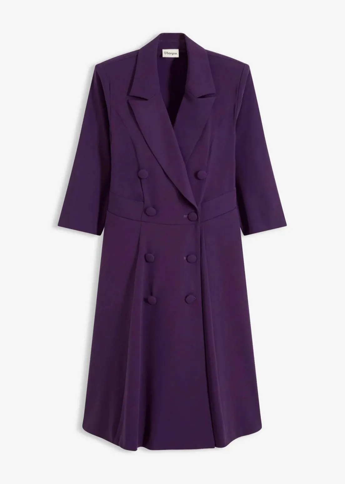 Blazerkleid mit ausgestelltem Rockteil