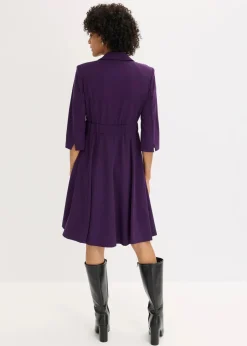 Blazerkleid mit ausgestelltem Rockteil