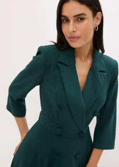 Blazerkleid mit ausgestelltem Rockteil