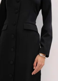 Blazerkleid mit Spitzenkante