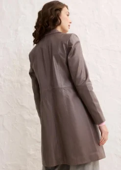 Blazermantel aus Lammnappa