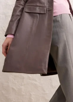 Blazermantel aus Lammnappa