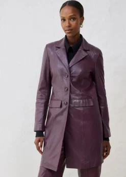 Blazermantel aus Lammnappa