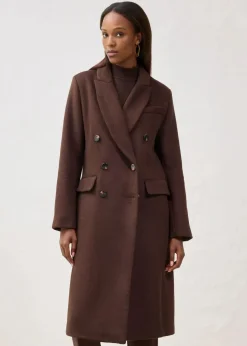 Blazermantel aus weichem Woll-Mix