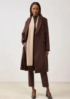 Blazermantel aus weichem Woll-Mix