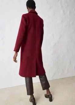 Blazermantel aus weichem Woll-Mix