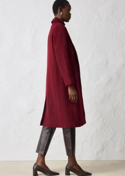 Blazermantel aus weichem Woll-Mix