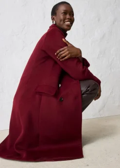 Blazermantel aus weichem Woll-Mix