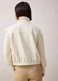 Blazerweste mit Wollanteil