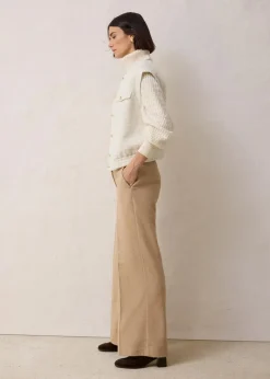 Blazerweste mit Wollanteil