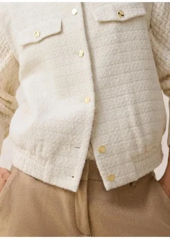 Blazerweste mit Wollanteil