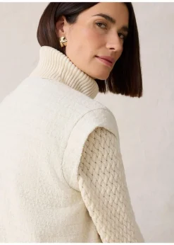 Blazerweste mit Wollanteil