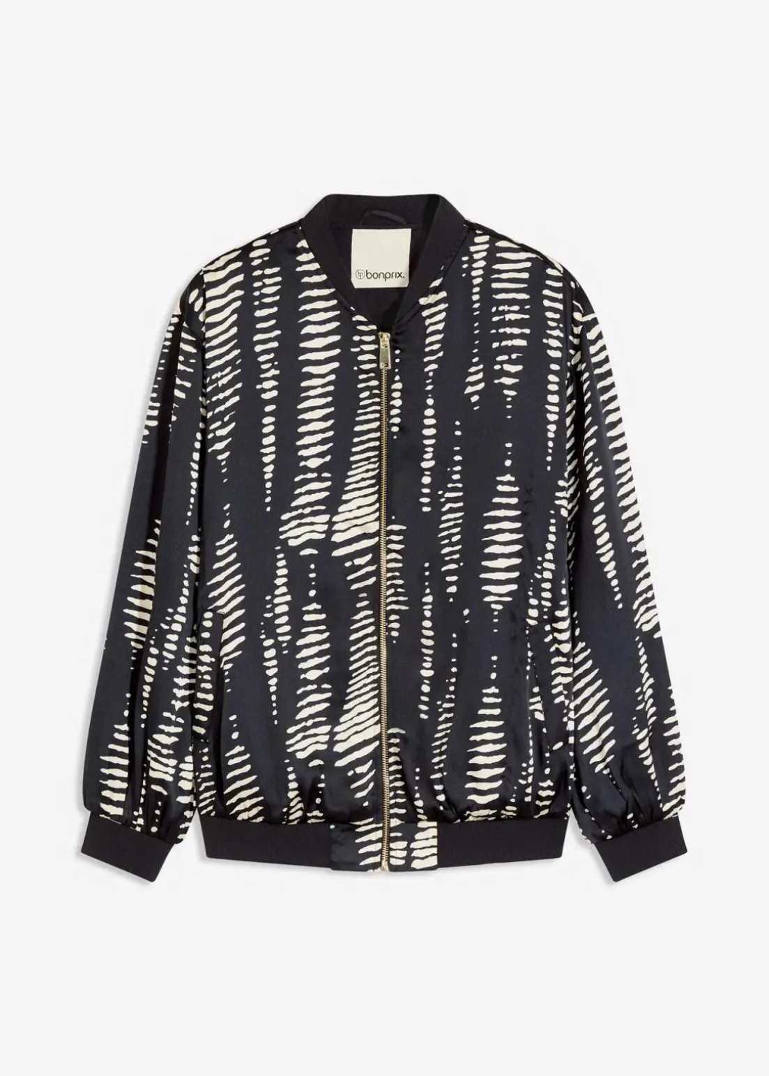 Blouson aus fließendem Satin