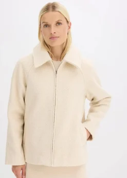 Blouson aus softem Bouclé