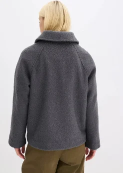 Blouson aus softem Bouclé