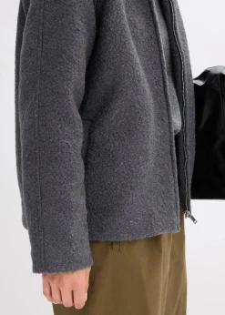 Blouson aus softem Bouclé