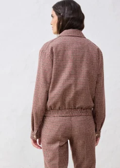 Blouson aus weichem Woll-MIx