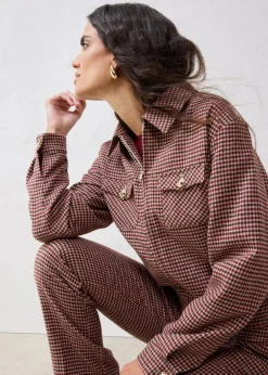 Blouson aus weichem Woll-MIx