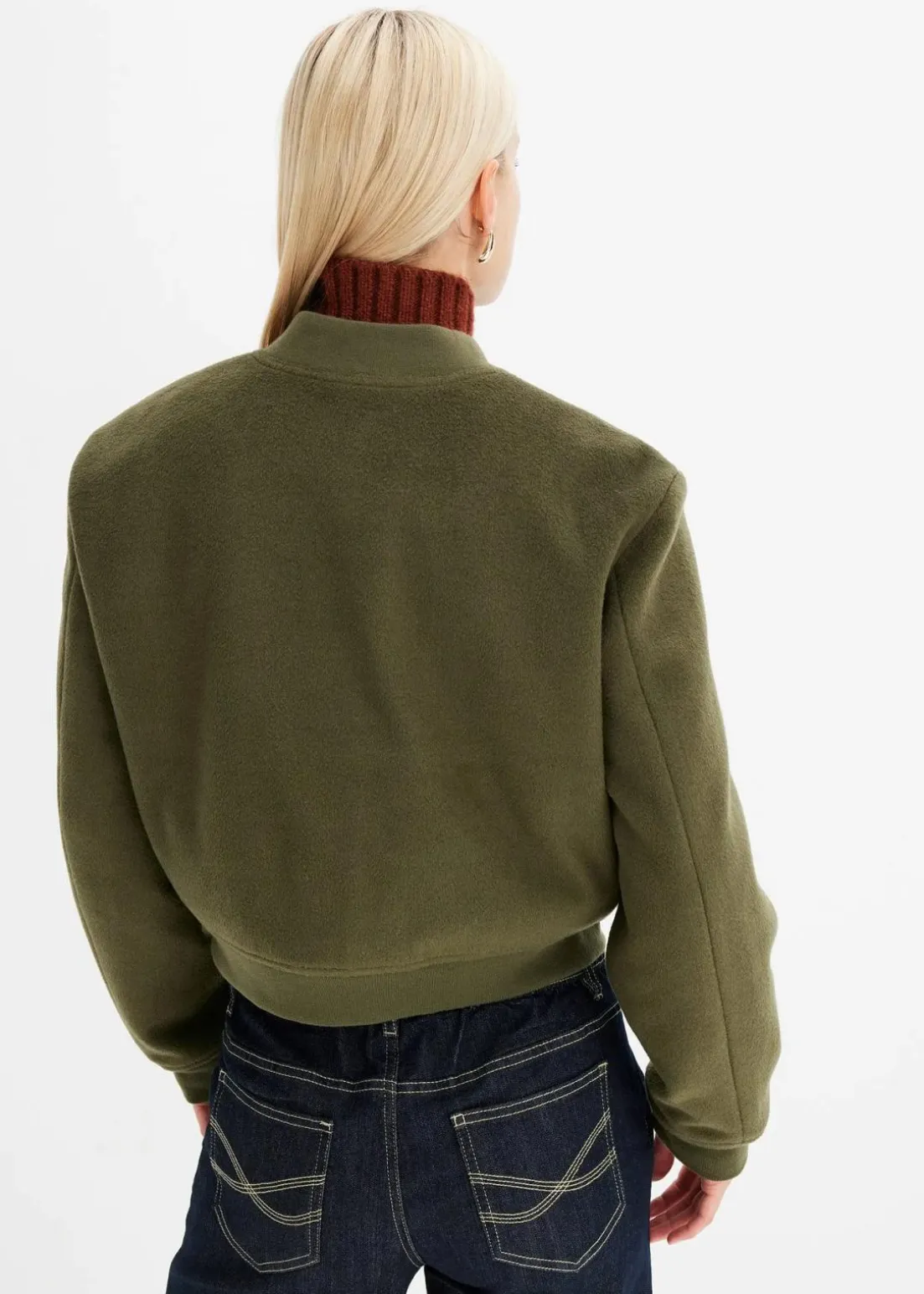 Blouson in Wolloptik