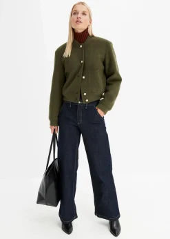 Blouson in Wolloptik