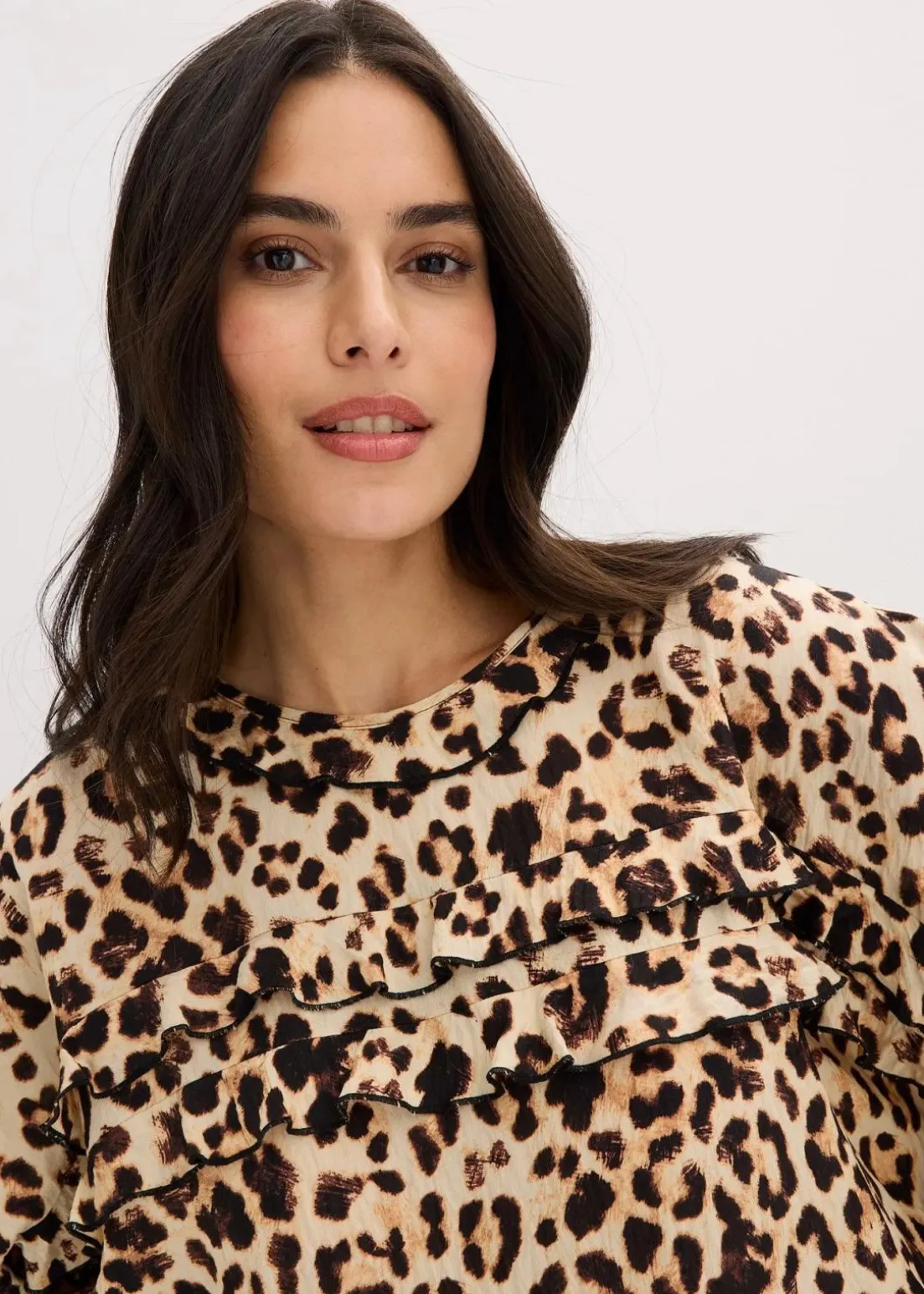 Bluse aus feinem Viskose-Mix