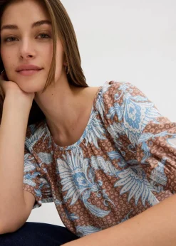 Bluse aus feinem Viskose-Mix