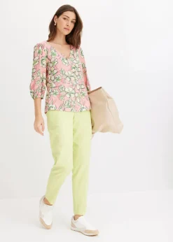 Bluse aus feinem Viskose-Mix