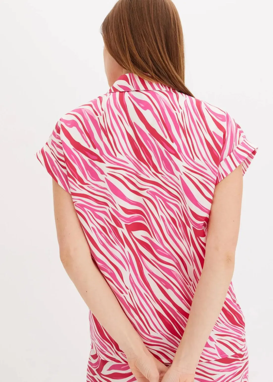 Bluse aus fließendem Satin