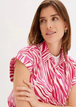 Bluse aus fließendem Satin