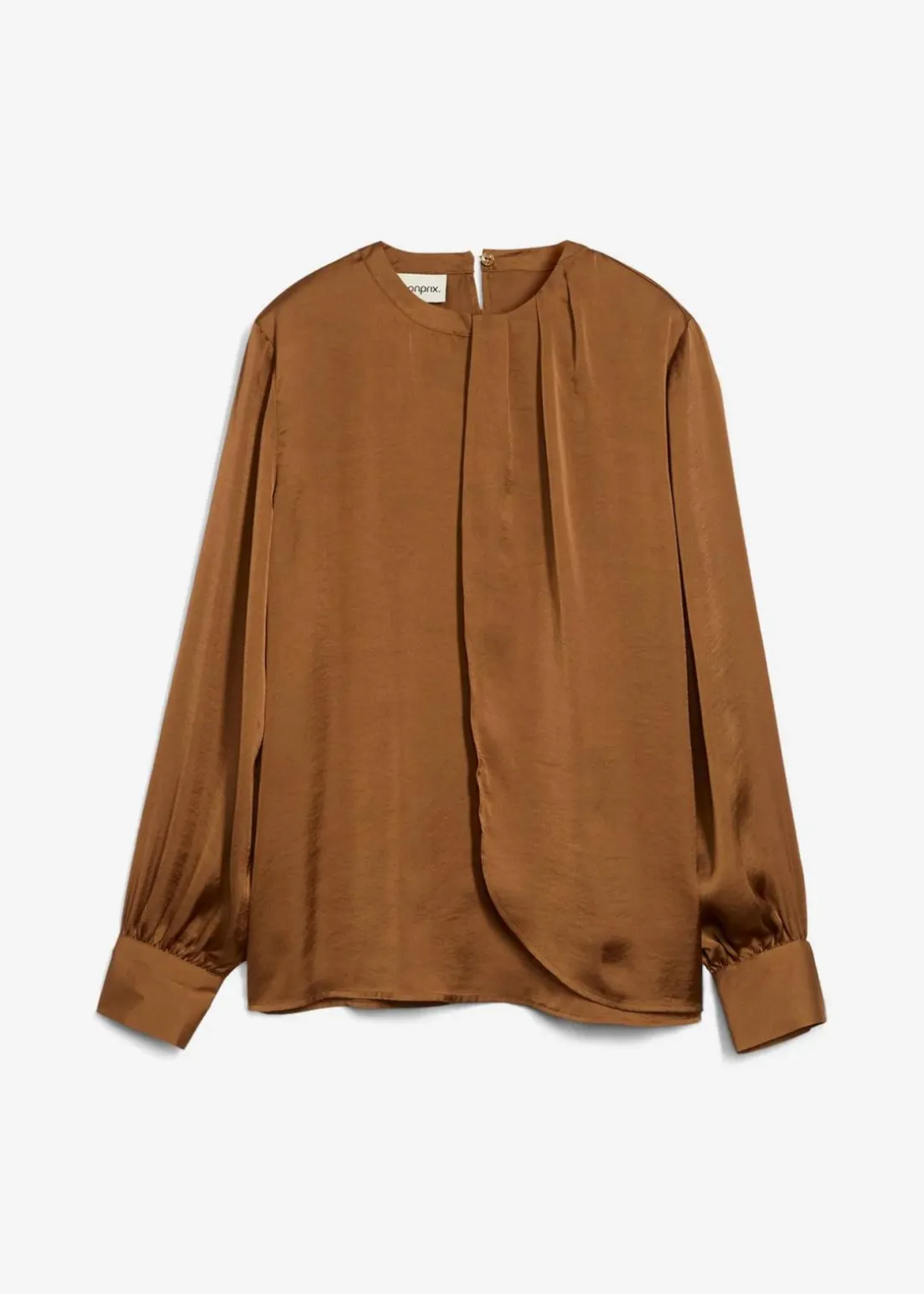 Bluse aus fließendem Satin