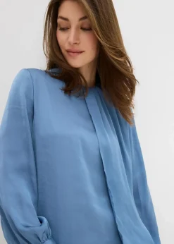 Bluse aus fließendem Satin