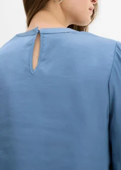 Bluse aus fließendem Satin