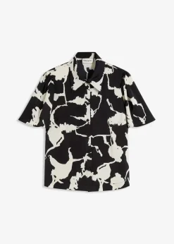 Bluse aus fließendem Satin