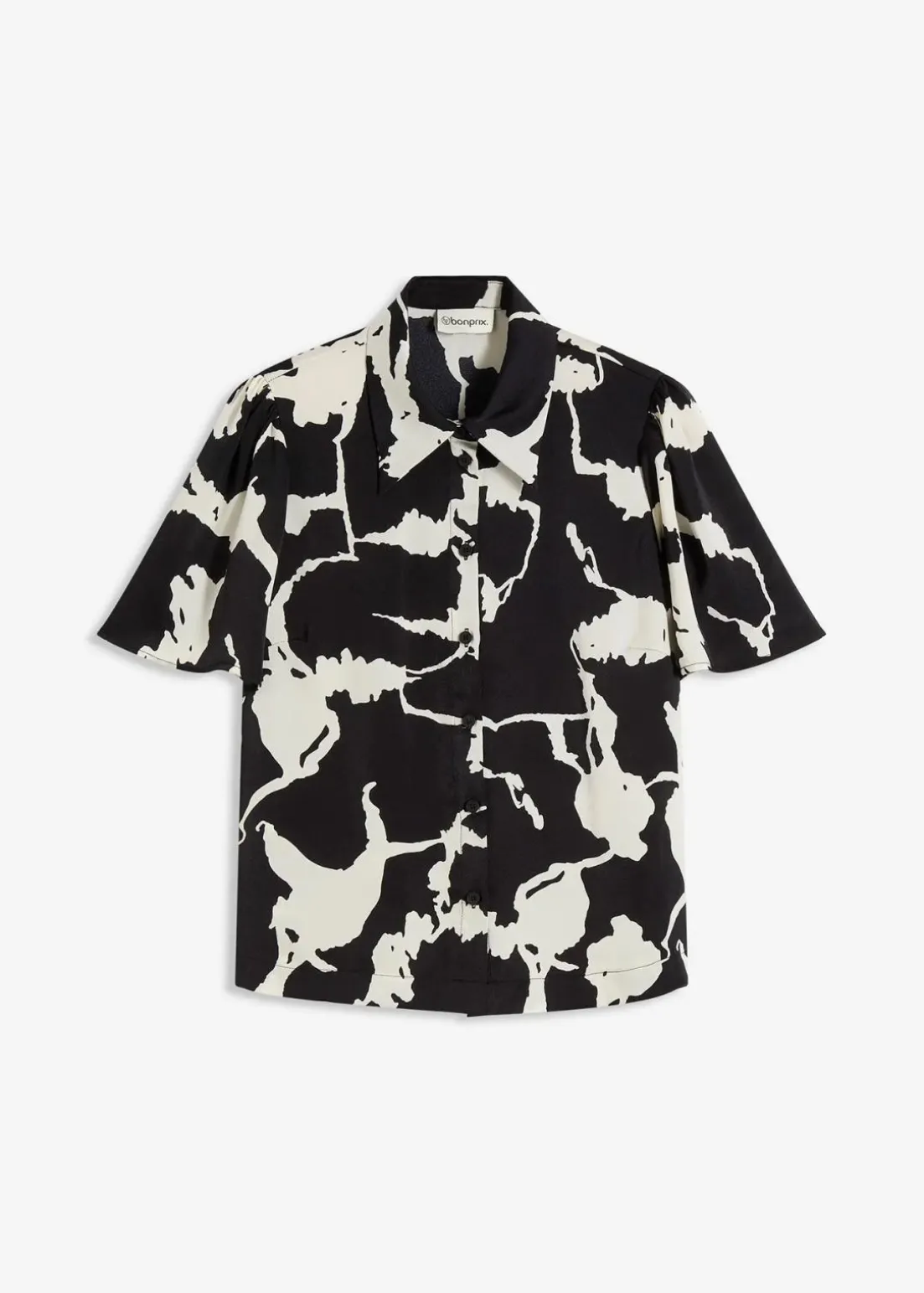 Bluse aus fließendem Satin