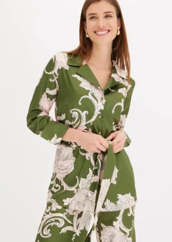 Bluse aus fließendem Satin