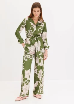 Bluse aus fließendem Satin