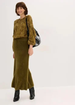 Bluse aus fließendem Satin