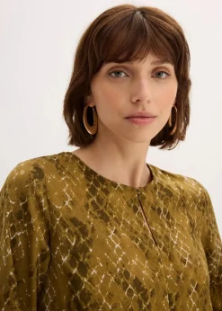 Bluse aus fließendem Satin