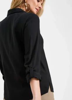 Bluse aus fließender Viskose