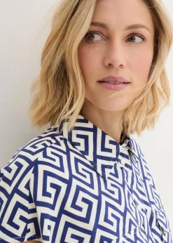 Bluse aus fließender Viskose