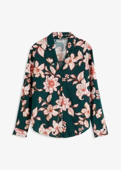 Bluse aus fließender Viskose