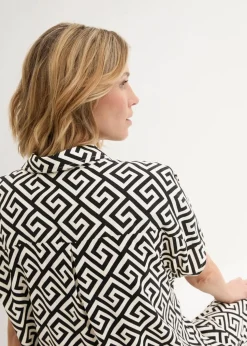 Bluse aus fließender Viskose