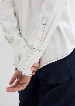 Bluse aus fließender Viskose